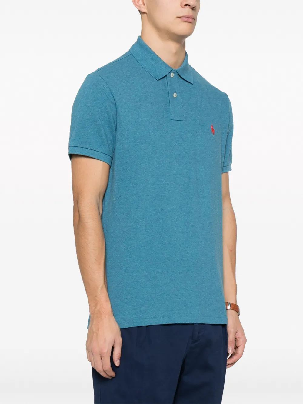 Polo Ralph Lauren Poloshirt met borduurwerk Blauw