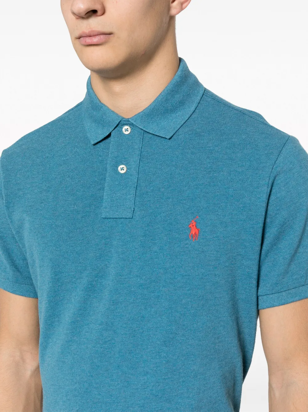 Polo Ralph Lauren Poloshirt met borduurwerk Blauw