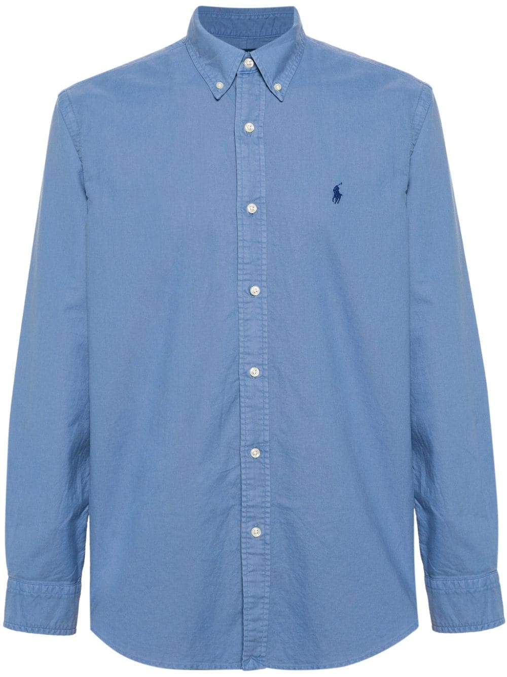 Polo Ralph Lauren Polo Pony-embroidered Shirt In Blue