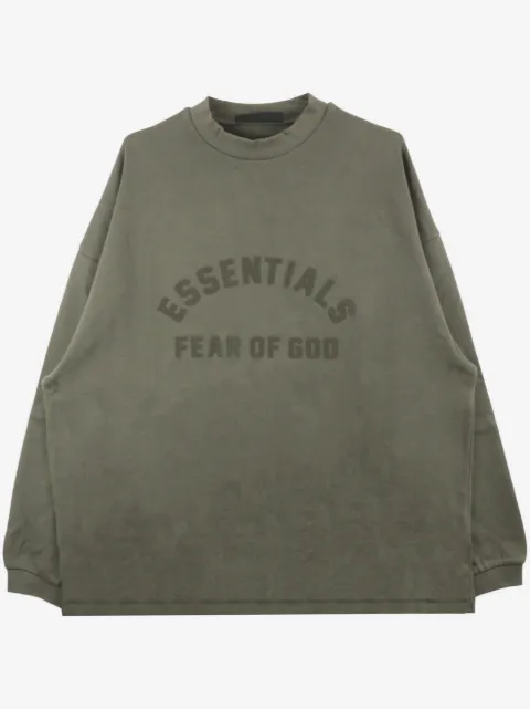 FEAR OF GOD ESSENTIALS sudadera con logo estampado
