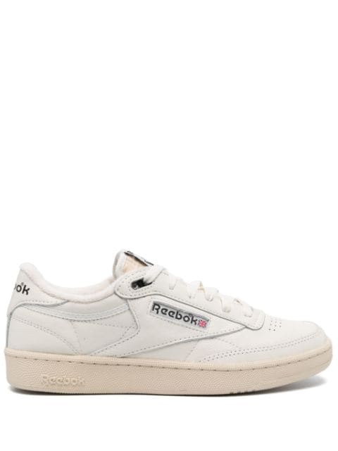 Reebok 클럽 C 레이스업 가죽 스니커즈