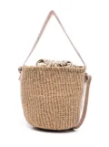 Chloé small Woody bucket bag - Brown