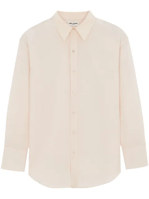 Saint Laurent faille button-up shirt