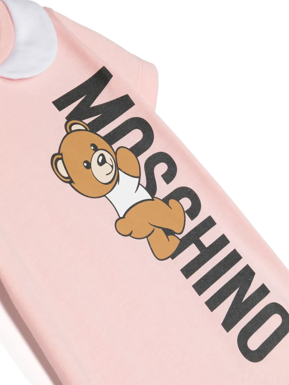 Moschino Kids Romper met patroon Roze