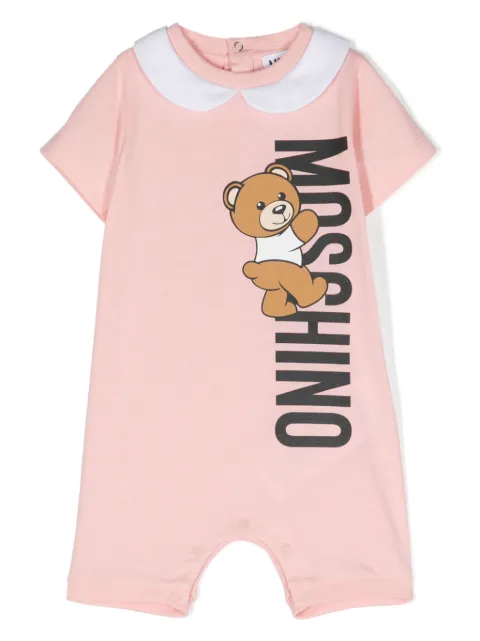 Moschino Kids Teddy Bear-motif romper