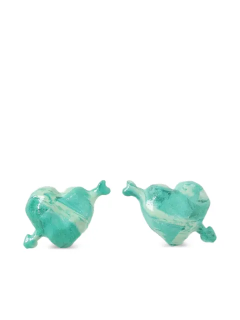 Sunnei heart-shaped earrings