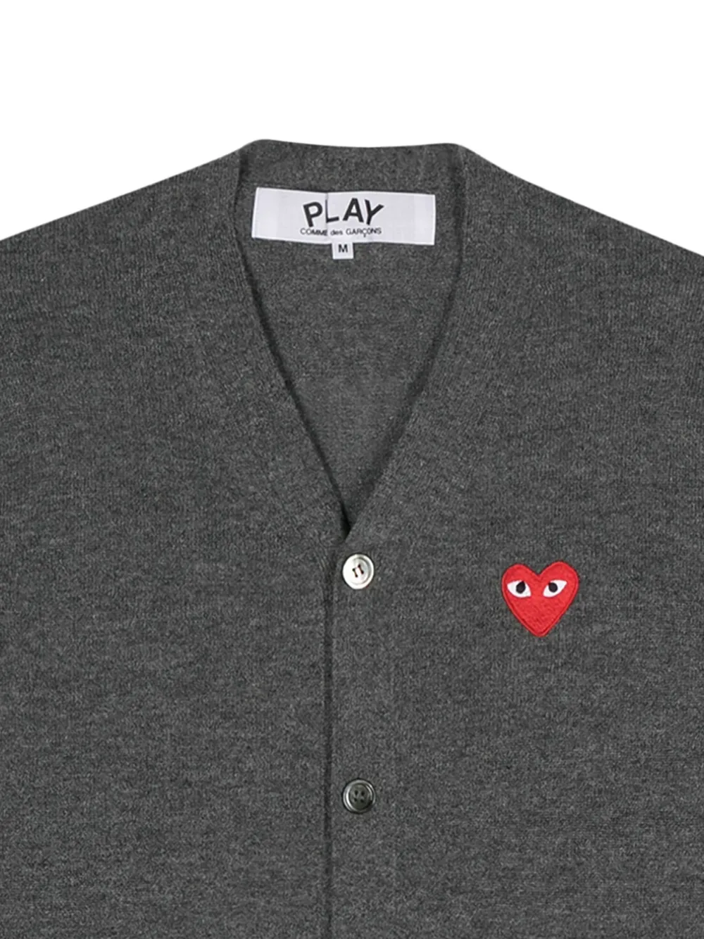 Comme Des Garçons Play heart-patch wool cardigan | Cardigans | Image 2