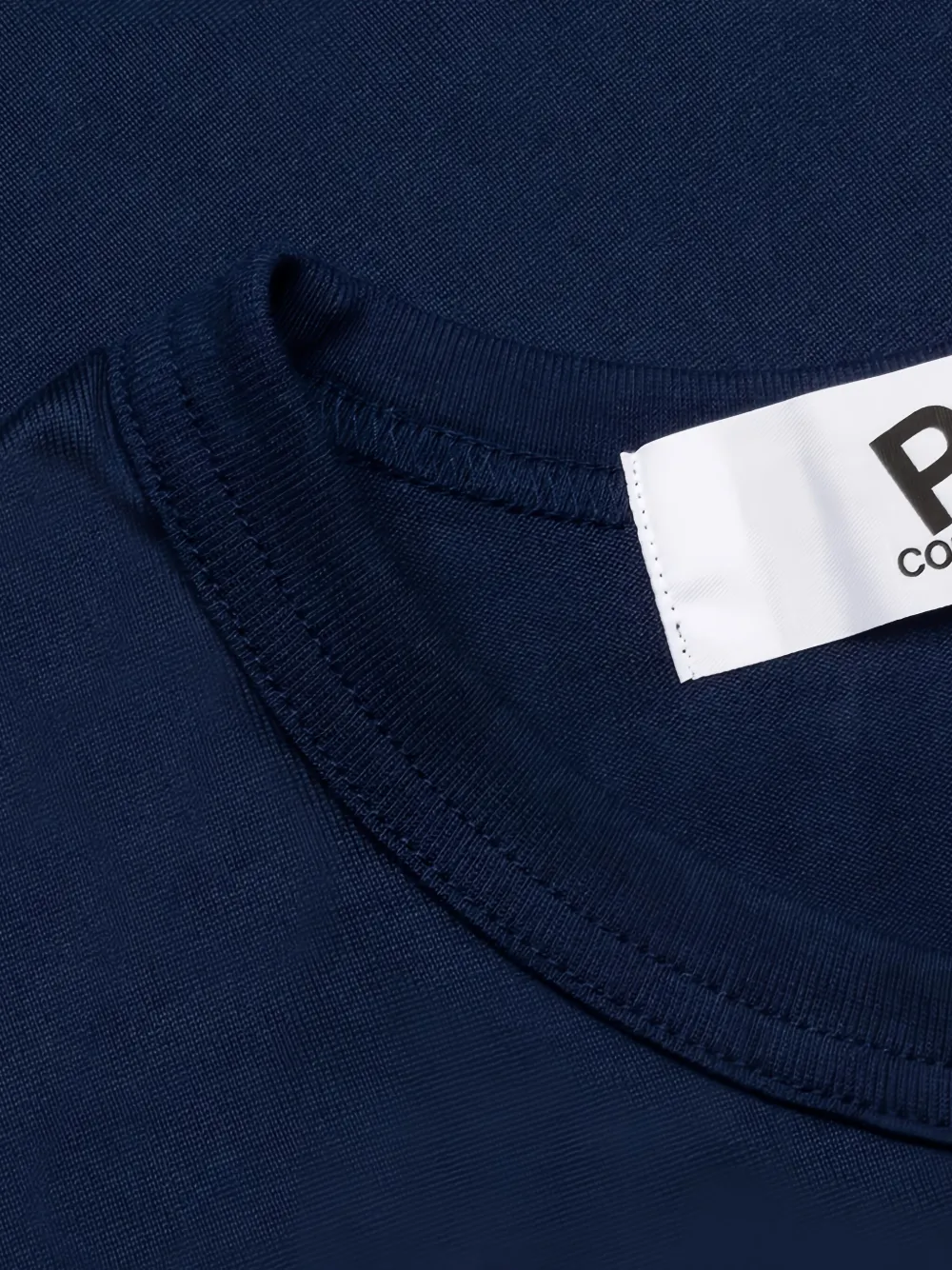Comme Des Garçons Play T-shirt met hartpatch Blauw