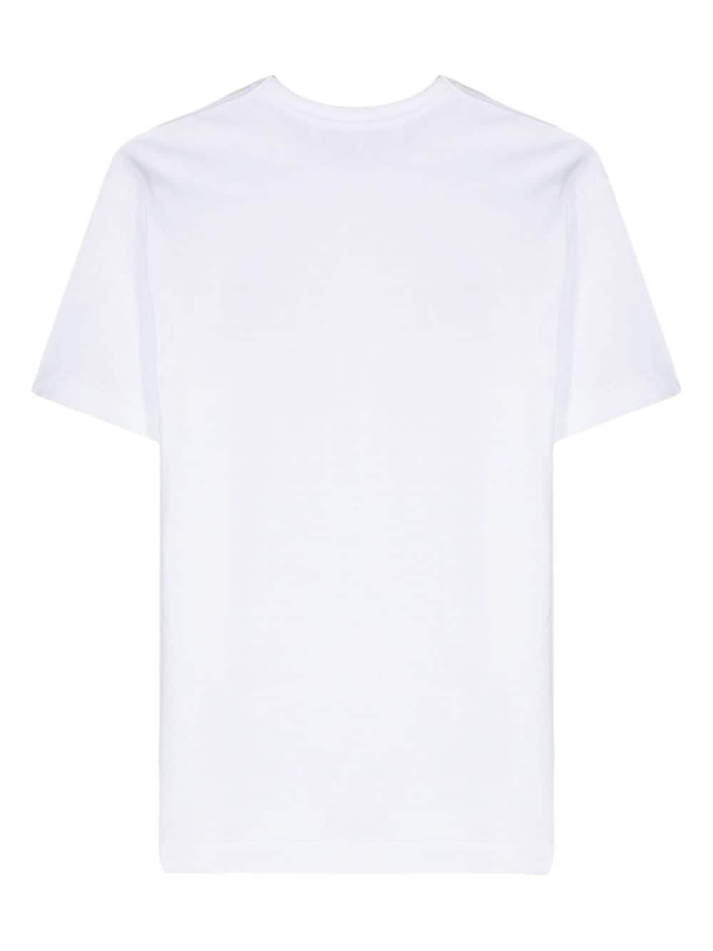 Comme Des Garçons Play heart-patch cotton T-shirt - Wit