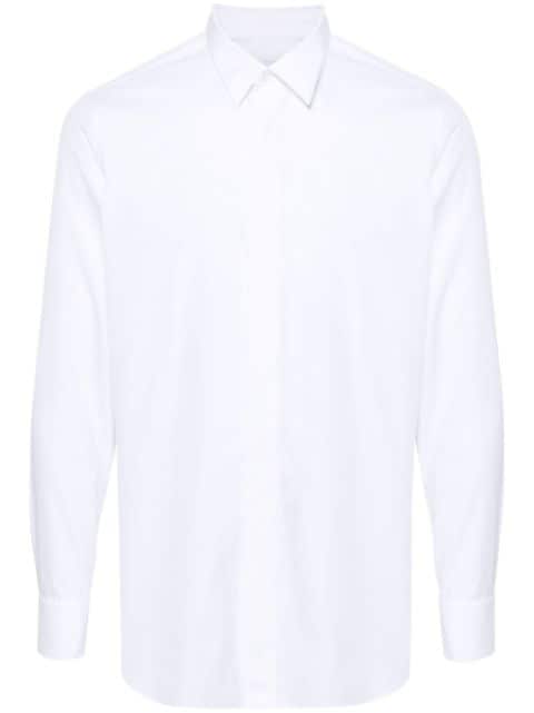 Lardini French-cuff cotton shirt