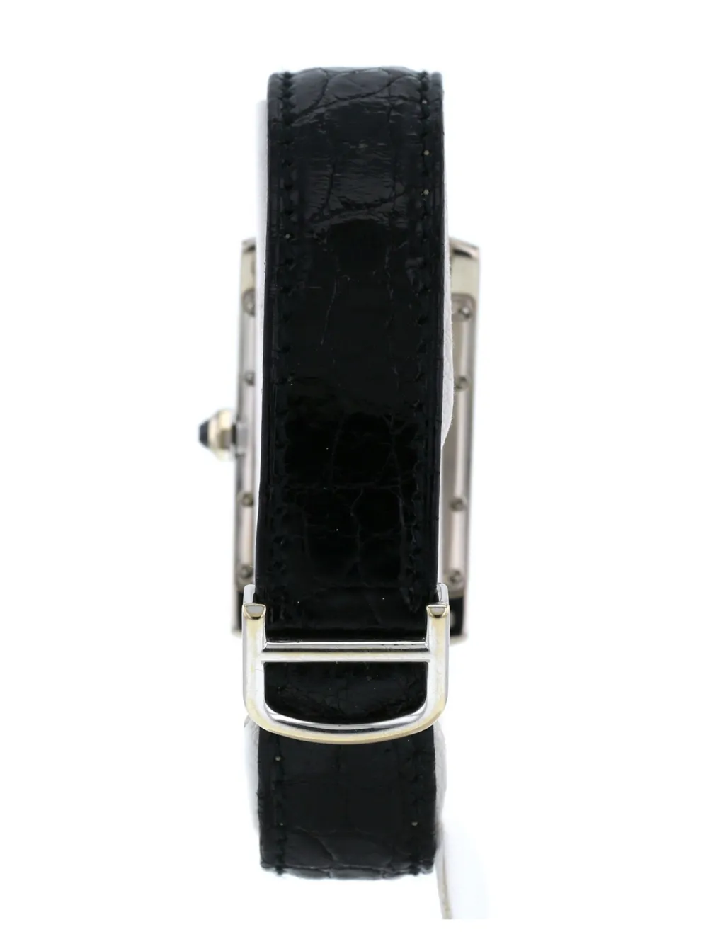 Pre-owned Cartier Tank Américaine 41毫米腕表（1990年代典藏款） In White