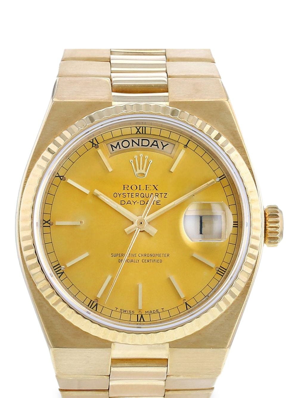 Rolex 1983 pre-owned Oysterquartz Day-Date 36mm - Goud