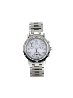 Herm s Pre Owned 2000 Clipper Chrono 31mm Farfetch