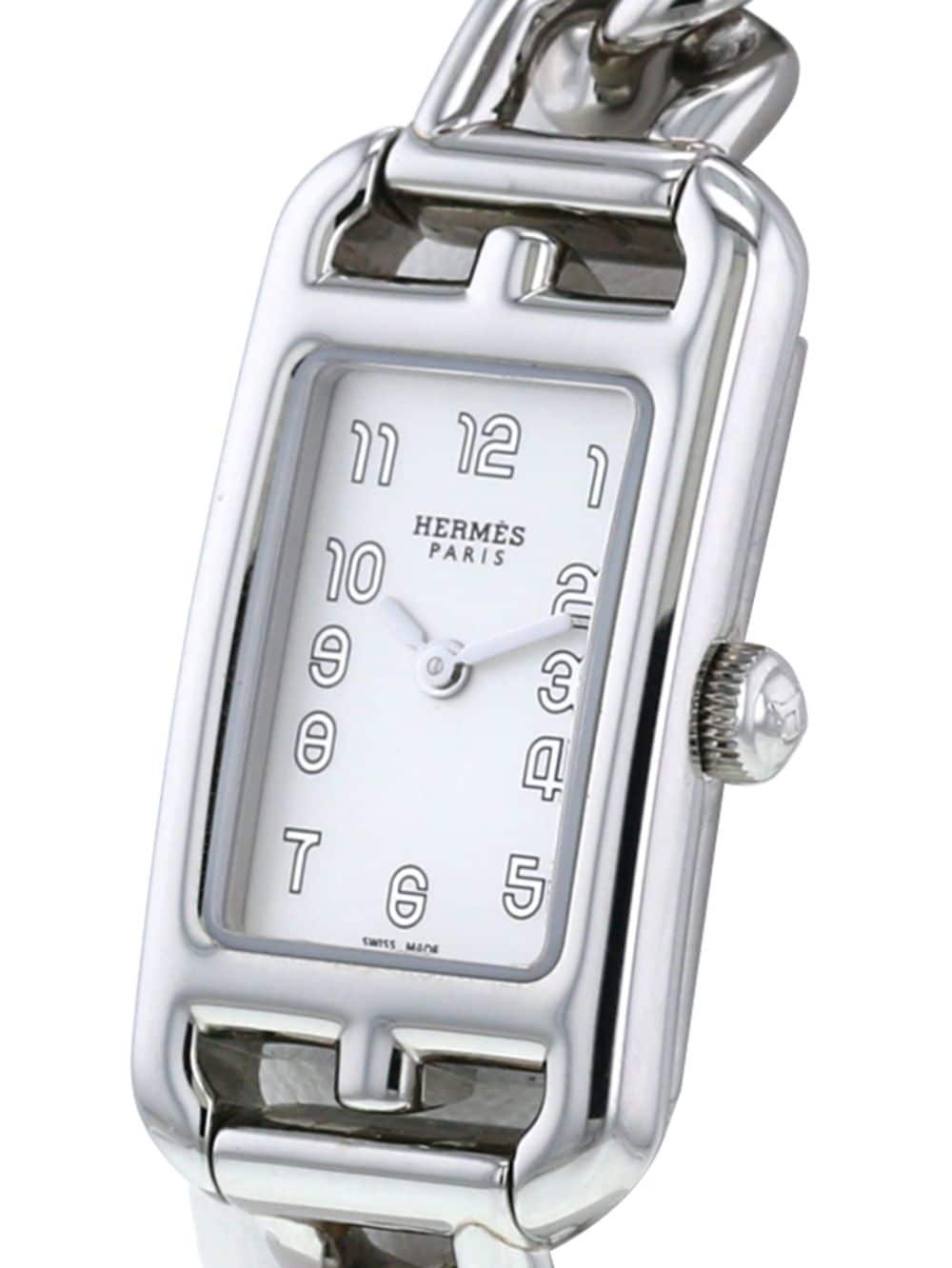 Pre-owned Hermes 2023  Cape Cod Nantucket 17mm In Silver