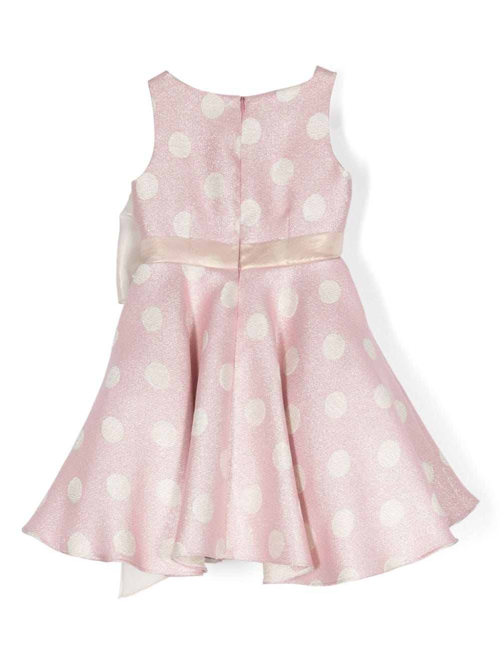 Shop La Stupenderia Elisabeta Polka-dot Dress In Pink