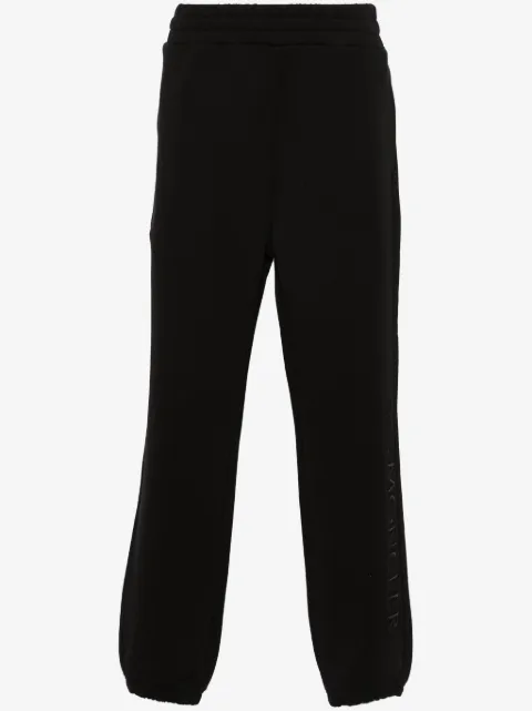 Moncler logo-embroidered cotton track pants