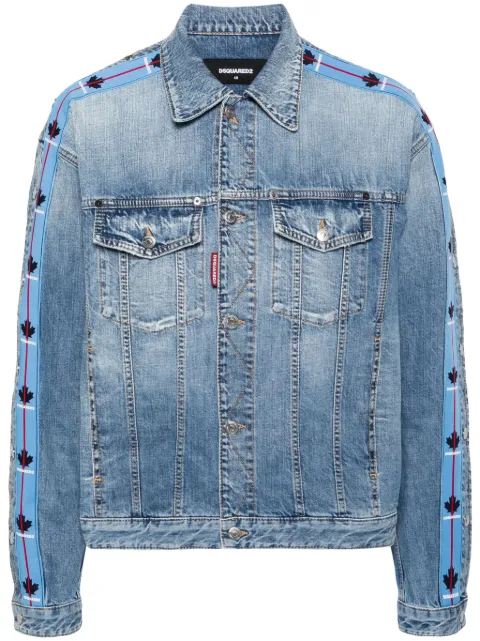 DSQUARED2 Dan logo-panels denim jacket