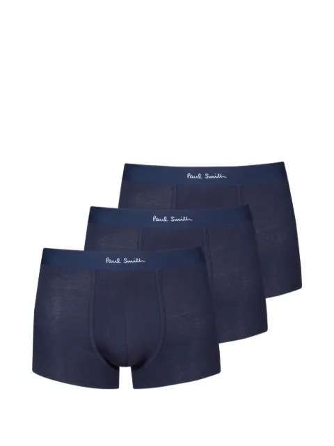 Paul Smith logo-waistband striped briefs (pack of three)