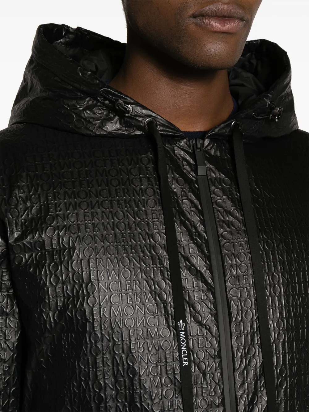 Moncler Jack met capuchon Zwart