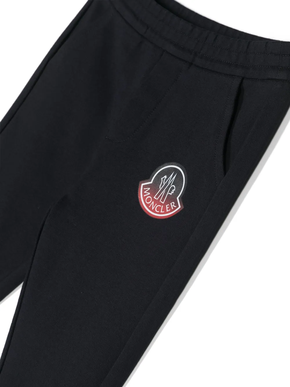 Moncler Enfant Trainingsbroek met logoprint Blauw