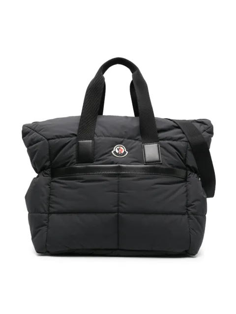 Moncler Enfant logo-patch quilted changing bag