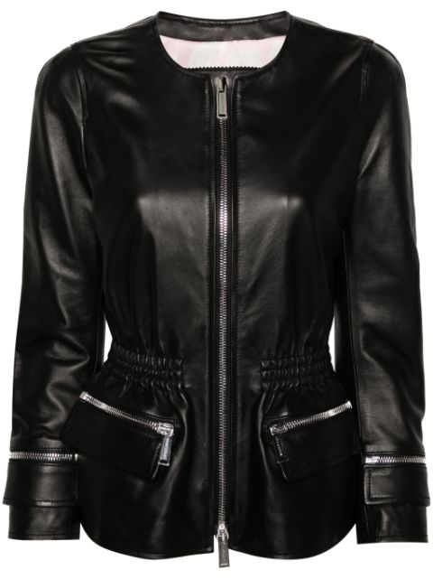 DSQUARED2 Proper leather jacket Women