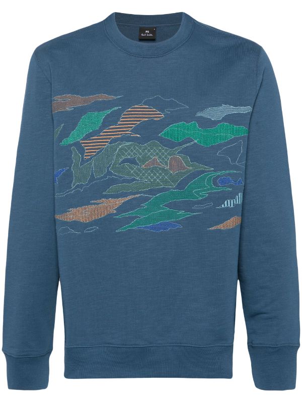 Paul smith teal online sweatshirt