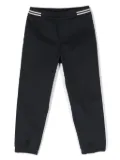 Moncler Enfant elasticated-waist tapered-leg trousers - Blue