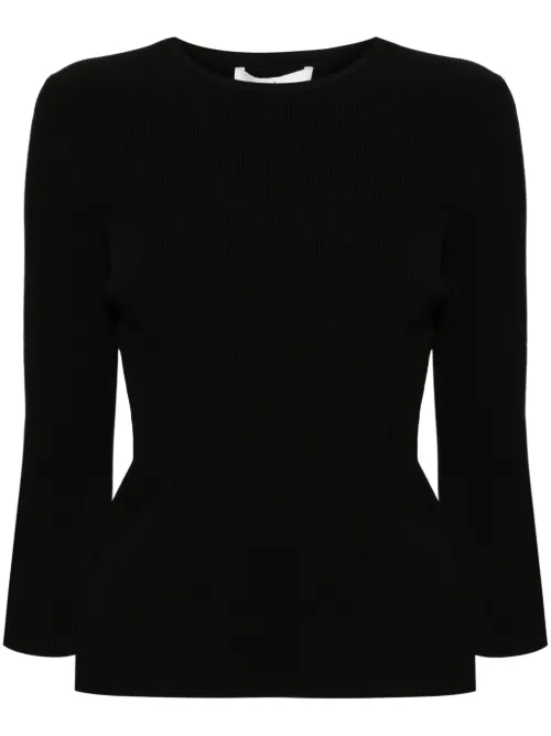 Pull Giselle en maille nervurée - Tibi - Modalova