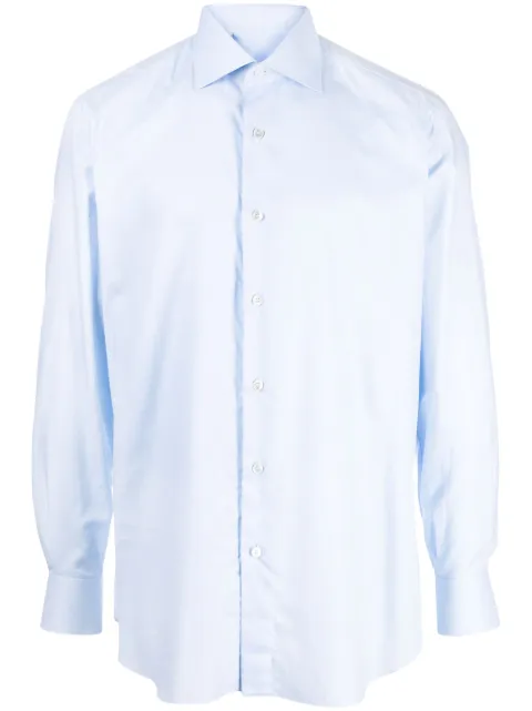 Brioni long-sleeve cotton shirt