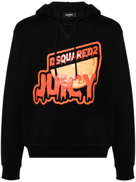 DSQUARED2 Juicy logo-print cotton hoodie Men