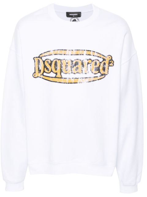 DSQUARED2 logo-print cotton sweatshirt Men