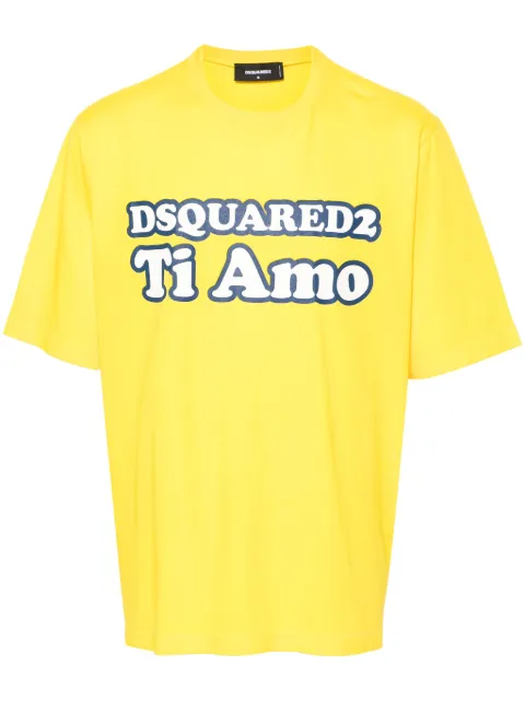 DSQUARED2 t-shirt Skater à logo imprimé