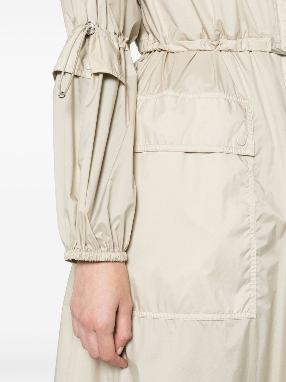 Moncler Lange parka Beige