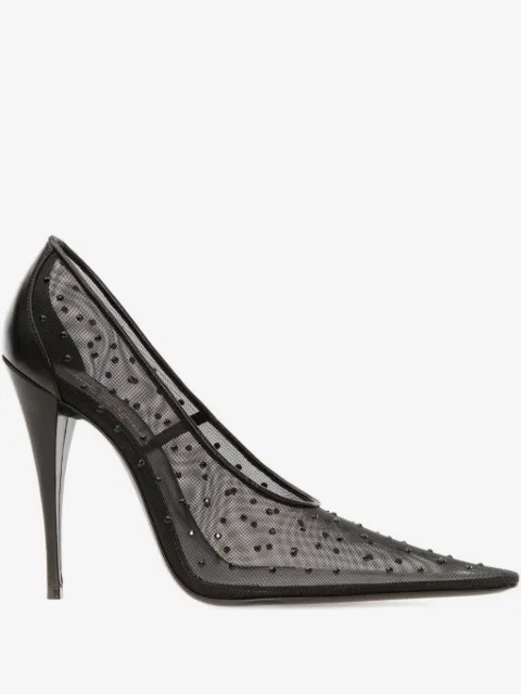 Saint Laurent Anja 115mm rhinestoned pumps