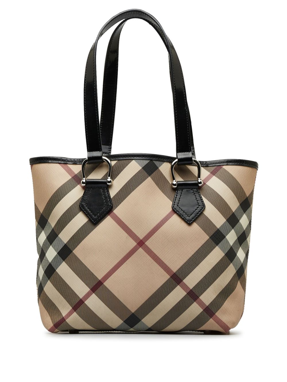 Burberry Pre Owned 2000 2017 Supernova Check Tote Bag Farfetch