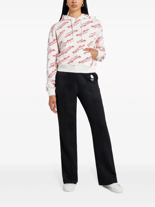 Kenzo x Verdy logo-print Hoodie | White | FARFETCH AO