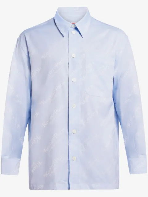 Kenzo logo-print cotton shirt