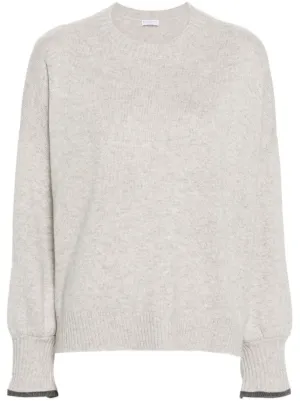 Brunello Cucinelli カシミア セーター | ニュートラル | FARFETCH JP
