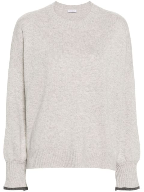 Brunello Cucinelli melange cashmere jumper Women