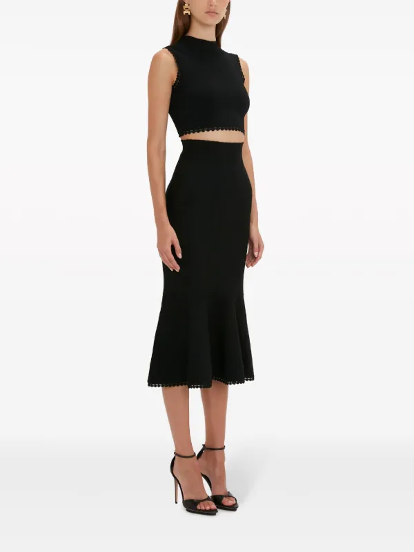 Victoria Beckham VB Body フレアスカート | ブラック | FARFETCH JP