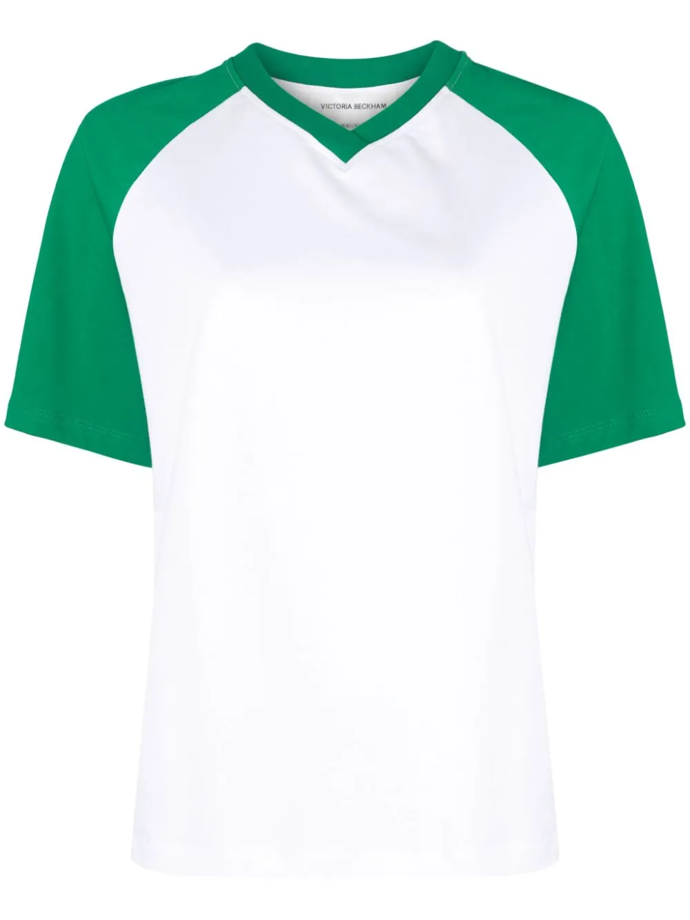 Victoria Beckham Football T-shirt van biologisch katoen Wit