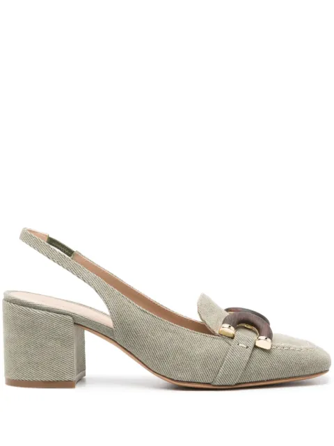 Roberto Festa Ibiza denim slingback pumps