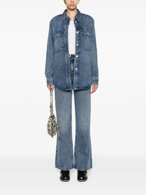 ISABEL MARANT Belvira high-rise Bootcut Jeans | Blue | FARFETCH