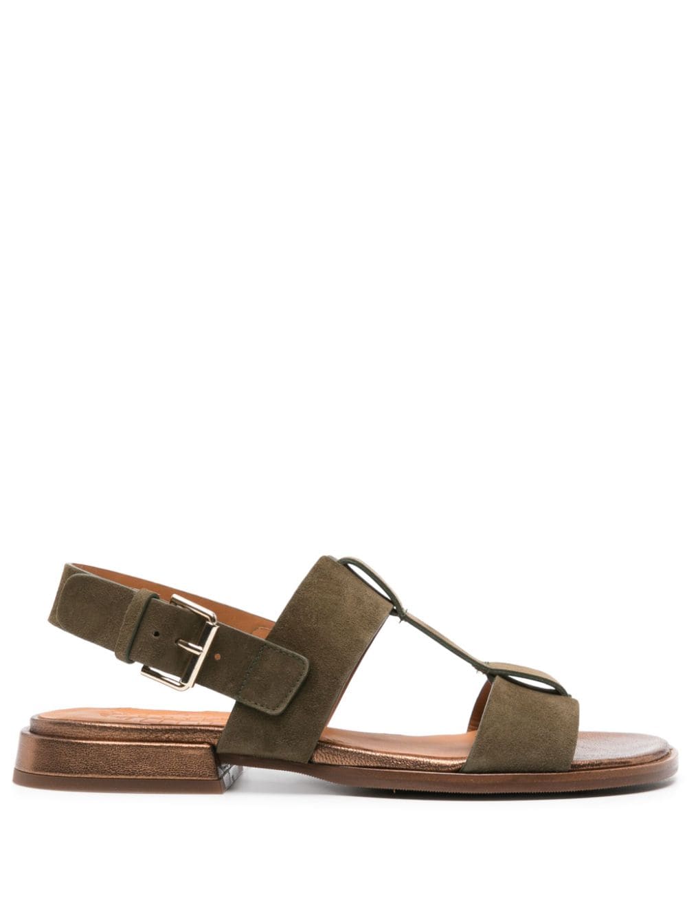 Chie Mihara Wayway Buckled Sandals In Green