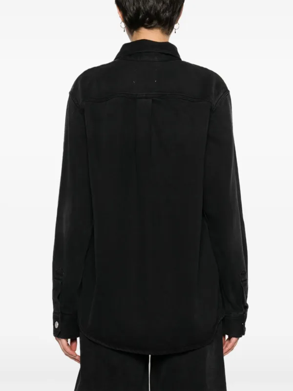 ISABEL MARANT デニムシャツ　ブラック　新品タグ付　plan c ISABEL MARANT Talbot デニムシャツ | ブラック | FARFETCH JP