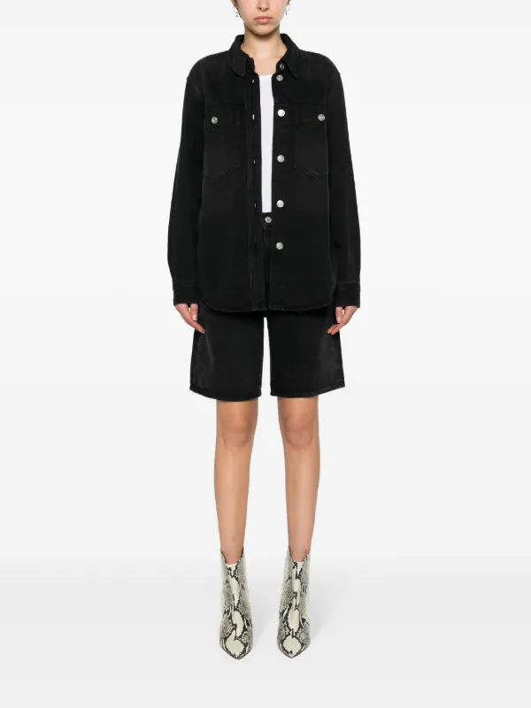 ISABEL MARANT デニムシャツ　ブラック　新品タグ付　plan c ISABEL MARANT Talbot デニムシャツ | ブラック | FARFETCH JP