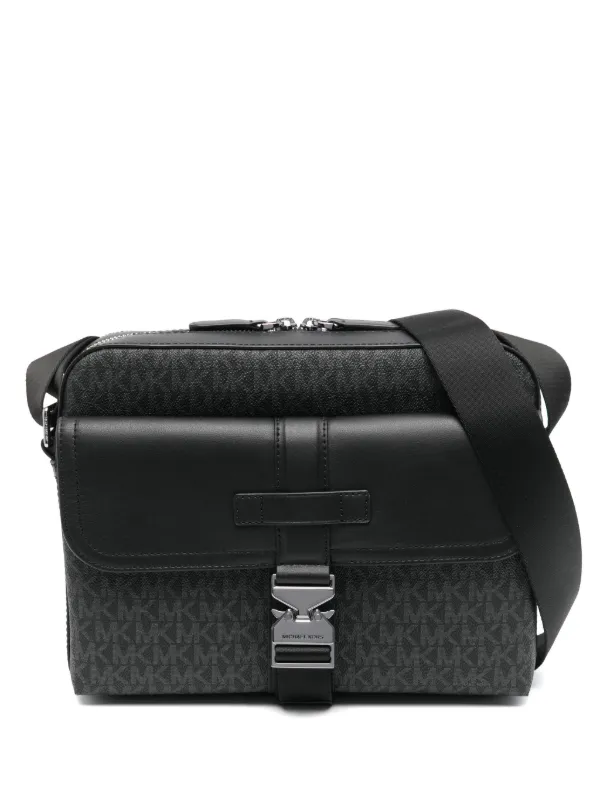 Michael Kors Hudson Shoulder Bag Black FARFETCH IE