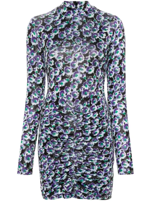 ROTATE BIRGER CHRISTENSEN floral-print ruched minidress