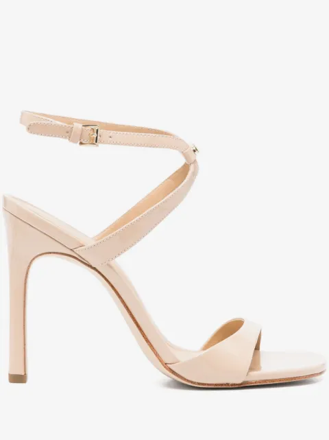 Michael Michael Kors Sandália de couro com logo
